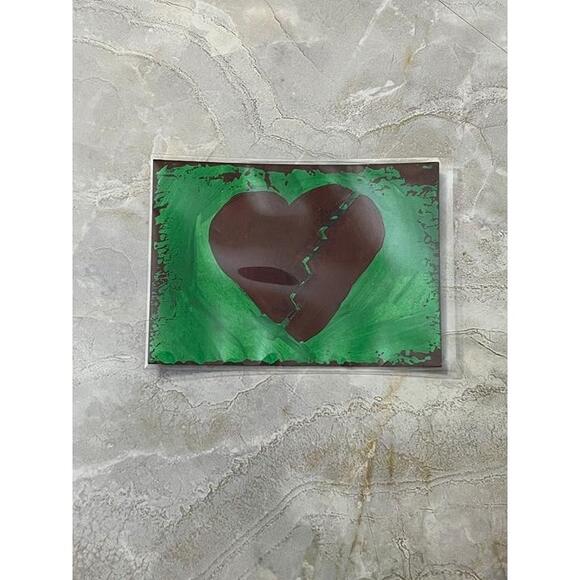 4 Original OOAK ATC Cards - Artist: Kat Sanders - Heart Set - Picture 2 of 5